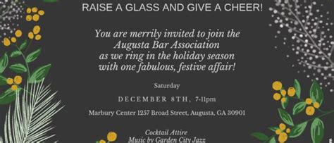 Augusta Bar Association Augusta Bar Association Christmas Party