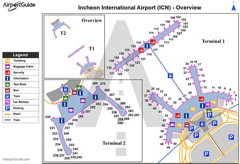 Terminal Incheon Airport Map