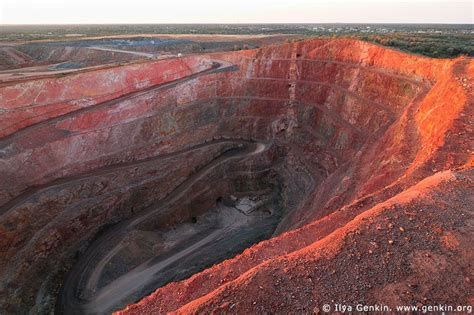 The New Cobar Gold Mine Is Located Off The Kidman Way In Cobar Print