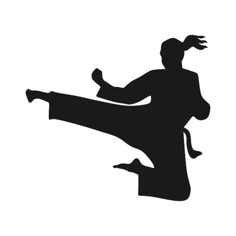 Karate Silhouette At Getdrawings Free Download