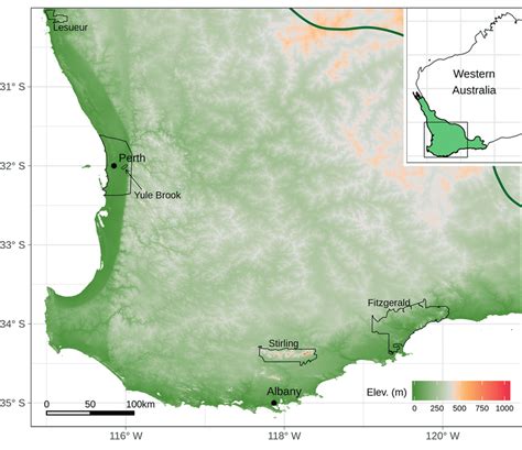 Within The Southwest Australian Biodiversity Hotspot Inset Shaded