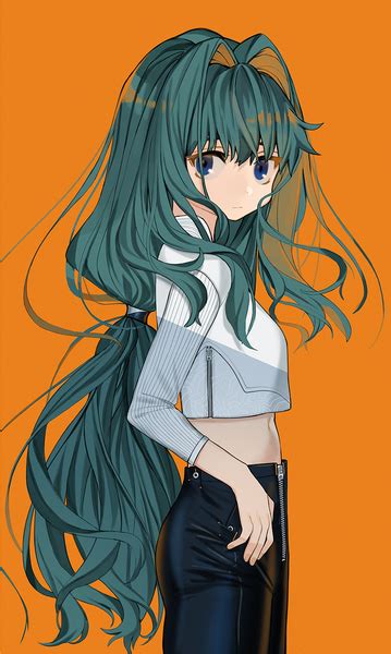 Anime Pictureoriginal Luicent Long Hair Single Tall Image Looking At