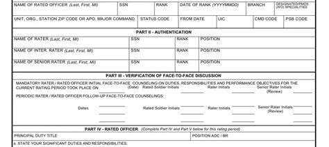 Army Oer Support Da 67 9 1 Form ≡ Fill Out Printable Pdf Forms Online