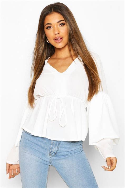 Smock Top With Double Layered Sleeves Aff Ad Affiliate Top