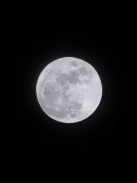 Full Moon In August Stock Image Image Of Monochrome 263771509