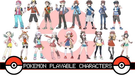 All Pokemon Playable Characters Youtube