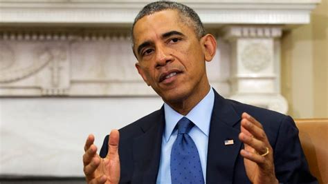 President Obama Speaks In The Oval Office Of The White House On Sept 30