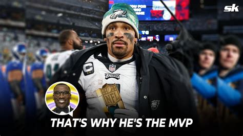 Mvp Race Over Shannon Sharpe Declares Jalen Hurts The King Of The
