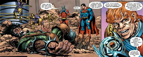 Darkseids Son Orion In His True Visage With Superman Having Just
