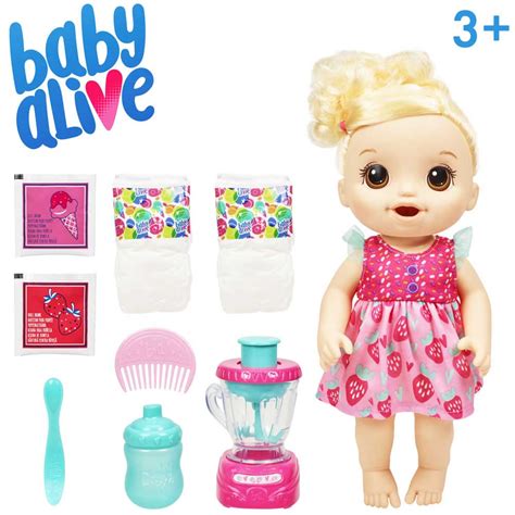 Muñeca Baby Alive Batidos Mágicos Strawberry Plazavea Supermercado
