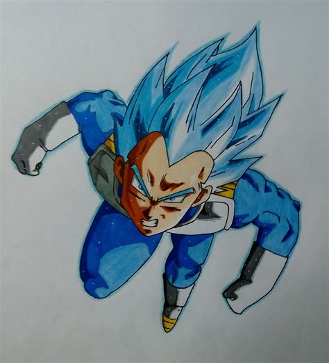 The explosive birth of a merged zamasu! Dragon ball Super : Vegeta SSJ blue by metaln23 on DeviantArt
