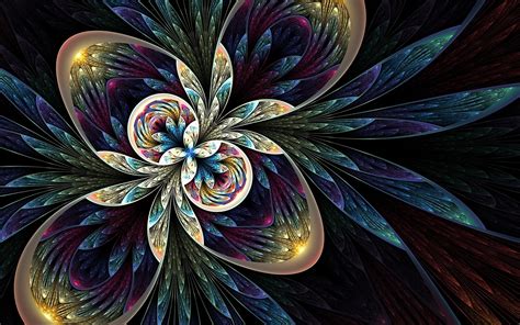 Beautiful Colorful Flower Design Wallpaper