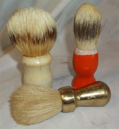 Shaving Brushes Vintage Lot Of 3 Different Barber Shop Shaving Etsy