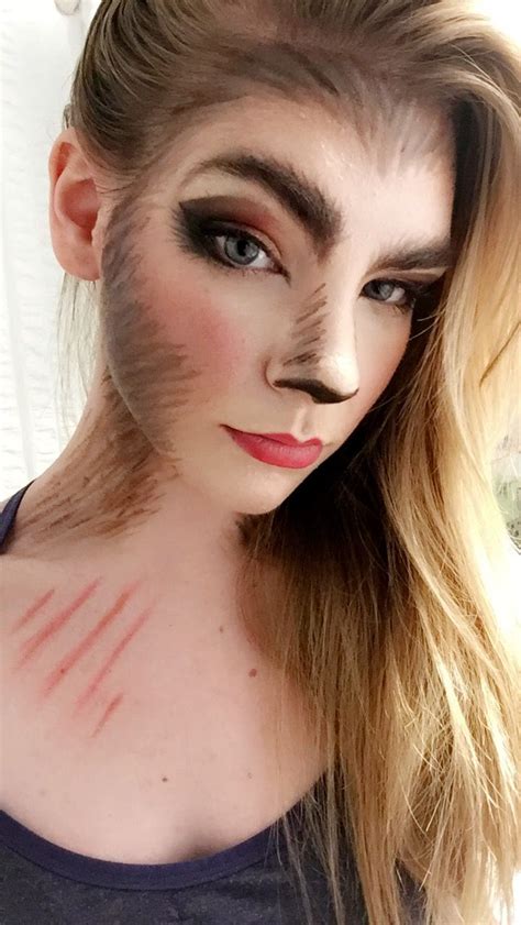 Girl Wolf Makeup