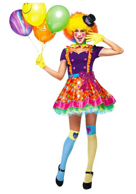 Womens Party Clown Costume