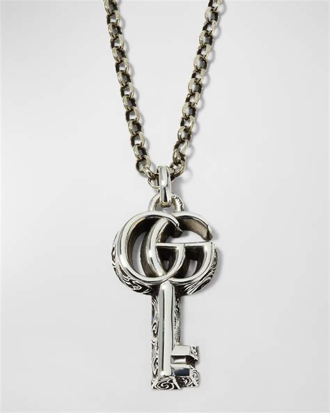 Gucci Gg Marmont Key Pendant Necklace Neiman Marcus
