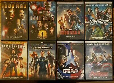 Lot Of Marvel Dvds Titles To Choose From Mcu X Men And More