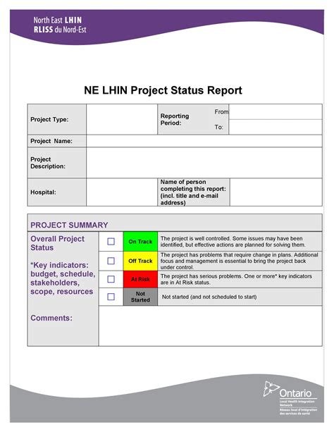 Project Report Ppt Template Free Download Printable Templates