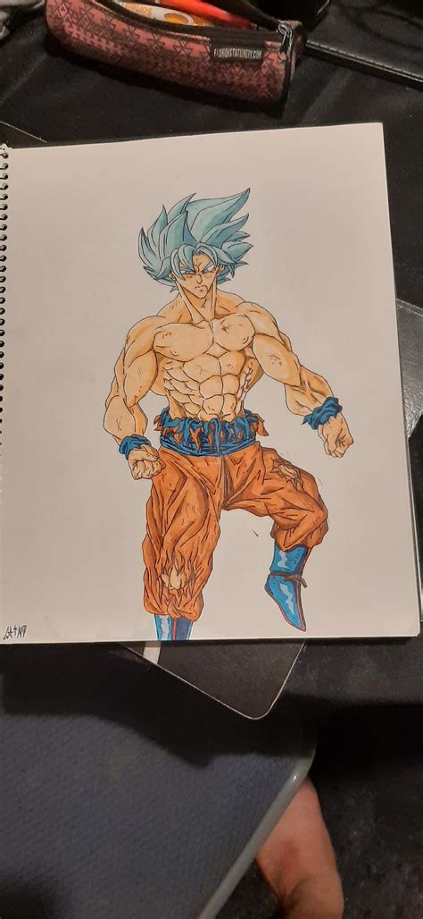 I Did A Goku Drawing I Finally Got A Set Of Decent Colors So I Could