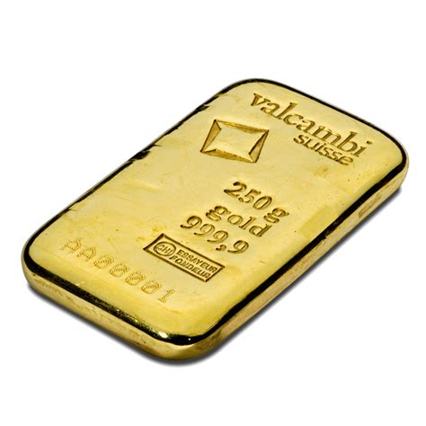 250g Gold Bar Casted Valcambi Bitgild