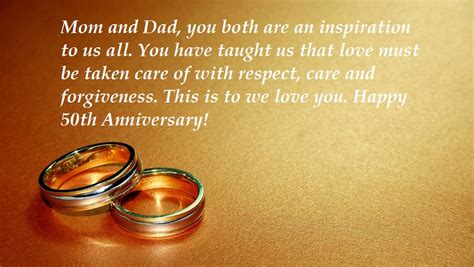50th Wedding Anniversary Wishes For Parents Vitalcute
