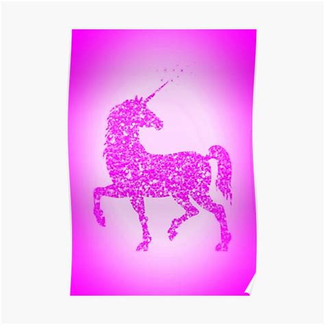 Magical Unicorn Poster For Sale By Nicnak85 Redbubble