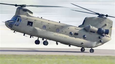 Boeing Ch 47 Chinook Helicopter Training Flight United States Army