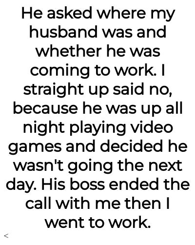 wife exposes husband s lies to boss and gets him fired