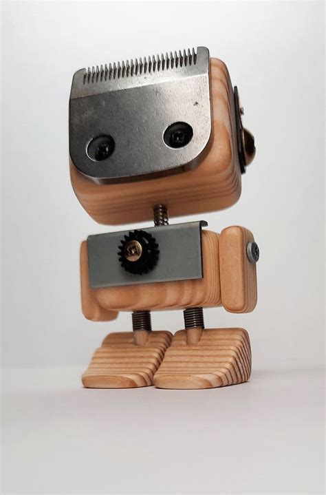 Recycled Robot Recycled Art Diy Robot Robot Art Wooden Toy Cars