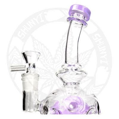 Mothership Fab Egg Dab Rig Recycler With Matrix Perc Mixed Colors Glass Pipe Smoking Water Pipes