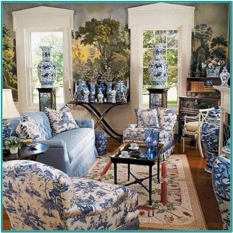 French Country Blue Living Room Ideas In 2020 Blue And White Living