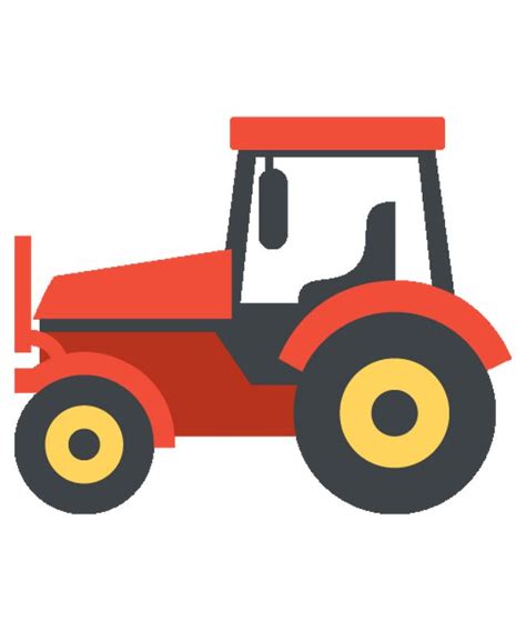 Red Farming Tractor Emoji Art Print By Aaron H Red Art Print Emoji