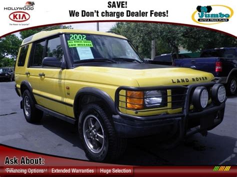 2002 Borrego Yellow Land Rover Discovery Ii Se 69524094