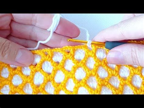 Bal Pete I Rg Modeli Knitting Crochet Honeycomb Model Youtube