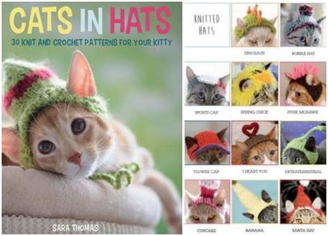 30 Gorros Para Gatos Tricot Crochet Revista