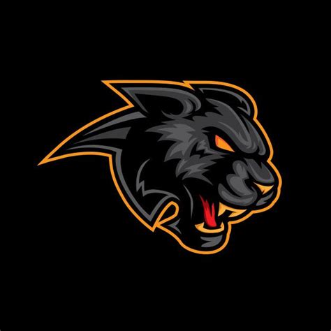 Team Logo Design Mascot Design Sport Design Panther Logo Black