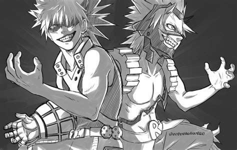 Kiribaku Bakugou Katsuki Kirishima Eijirou Boku No Hero Academia Bnha