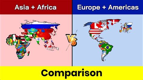 Asia Africa Vs Europe Americas Europe Americas Vs Asia Americas Comparison Data Duck O