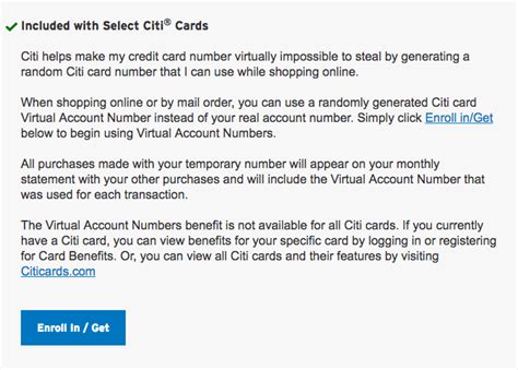 When signing up for a service, you are usually required to leave your credit card number. How to get a Citi Virtual Credit Card Number - Monkey Miles