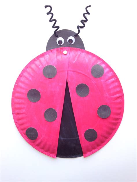 Ladybug Paper Plate Craft For Kids Free Printable