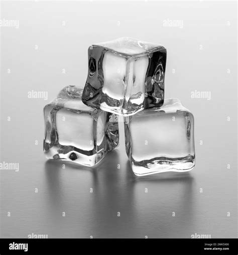 Cold Ice Cubes Stock Photo Alamy