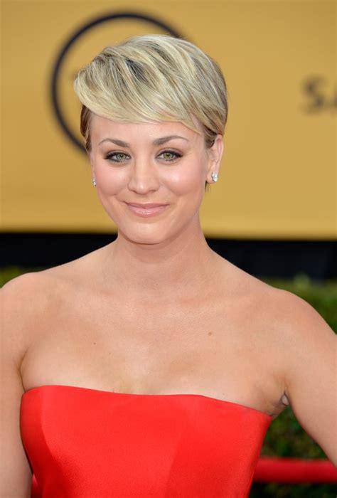 Kaley Cuoco Hair And Makeup At Sag Awards 2015 Red Carpet Pictures