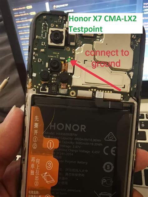 Huawei Honor X7 Cma Lx2 Test Point Pinout Me