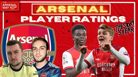 A 10 Really Arsenal 202122 Player Ratings So Far