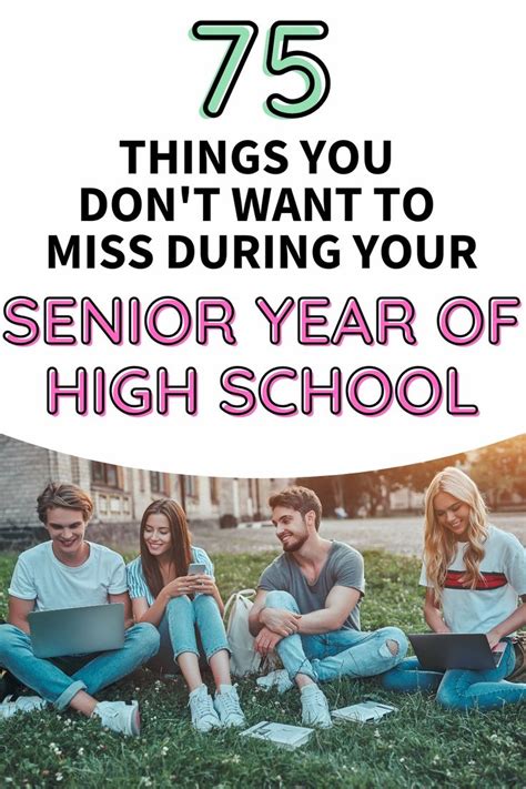 75 Things You Must Do Before You Graduate From High School High School