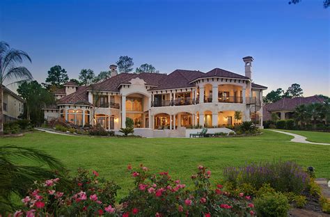 Lakefront Mansion In Houston Tx Designed By Gary Keith Jackson Design