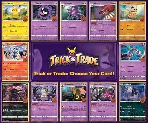 Halloween Pokemon Tcg Trick Or Trade Booster Bundle Ebay
