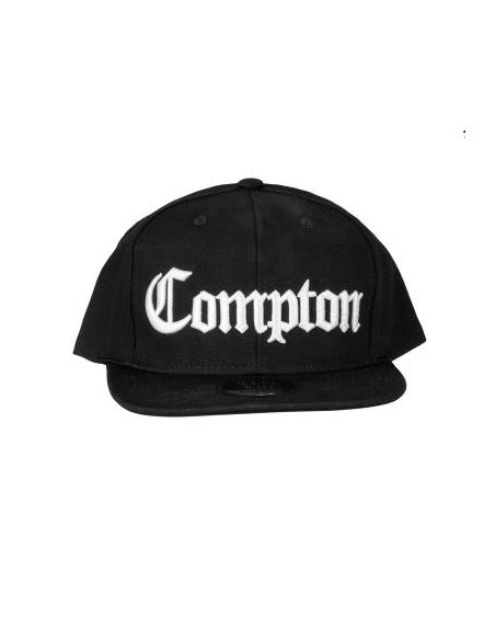 Thug Life Compton Black Snapback Cap