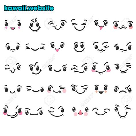 Ojos Kawaii Para Descargar Dibujar Y Pintar Fácil