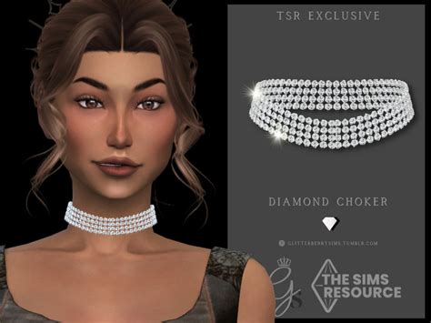 Diamond Choker The Sims 4 Catalog